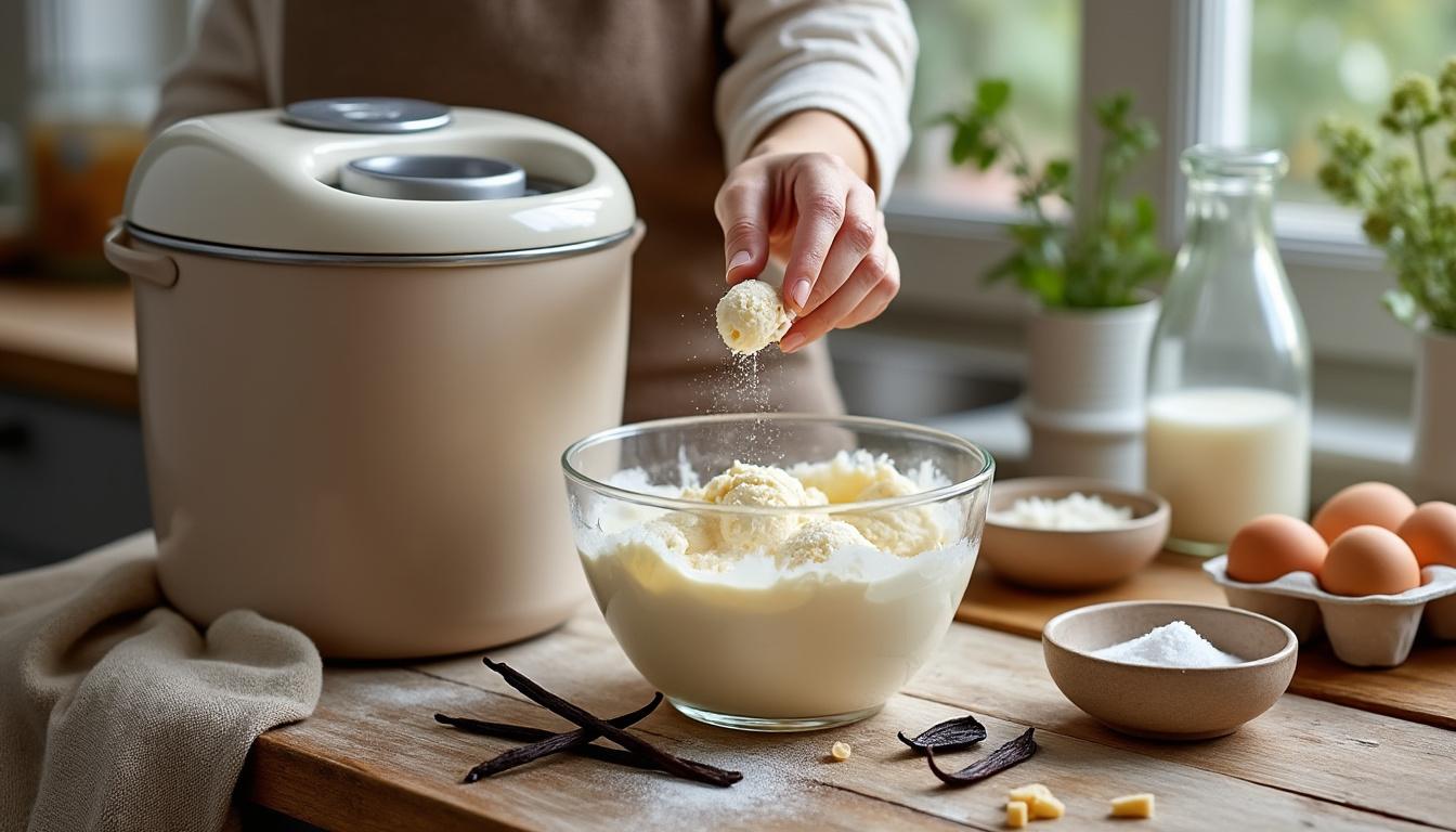 découvrez des recettes simples et économiques pour préparer une délicieuse glace à la vanille maison avec une sorbetière facile à utiliser. gâtez-vous sans vous ruiner !