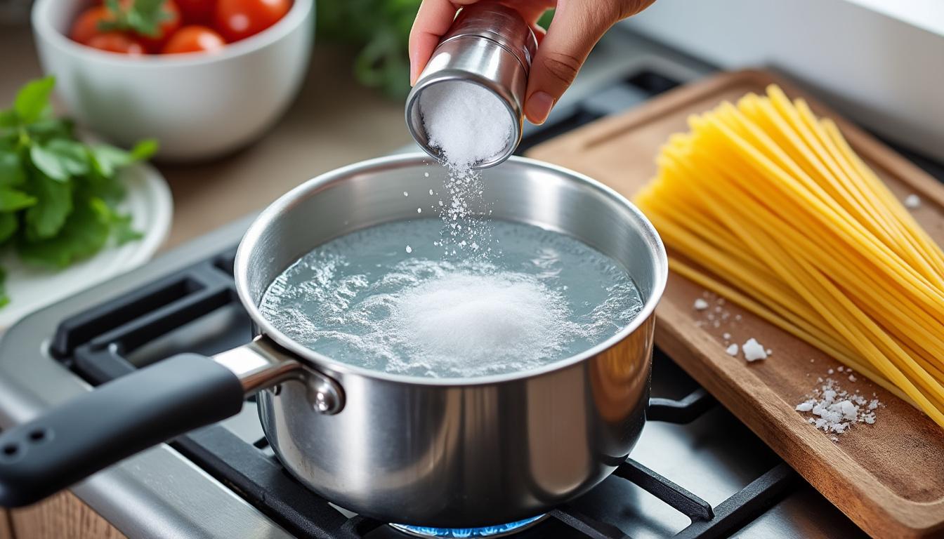 découvrez pourquoi il est important de saler l'eau des pâtes, les astuces pour bien le faire et les bienfaits pour sublimer vos plats de pâtes.