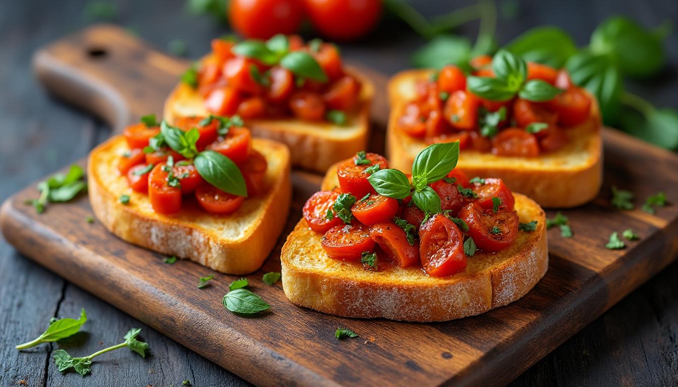 découvrez notre recette facile et rapide de toasts croquants aux pois chiches et chorizo, un dîner savoureux prêt en seulement 25 minutes pour régaler toute la famille.