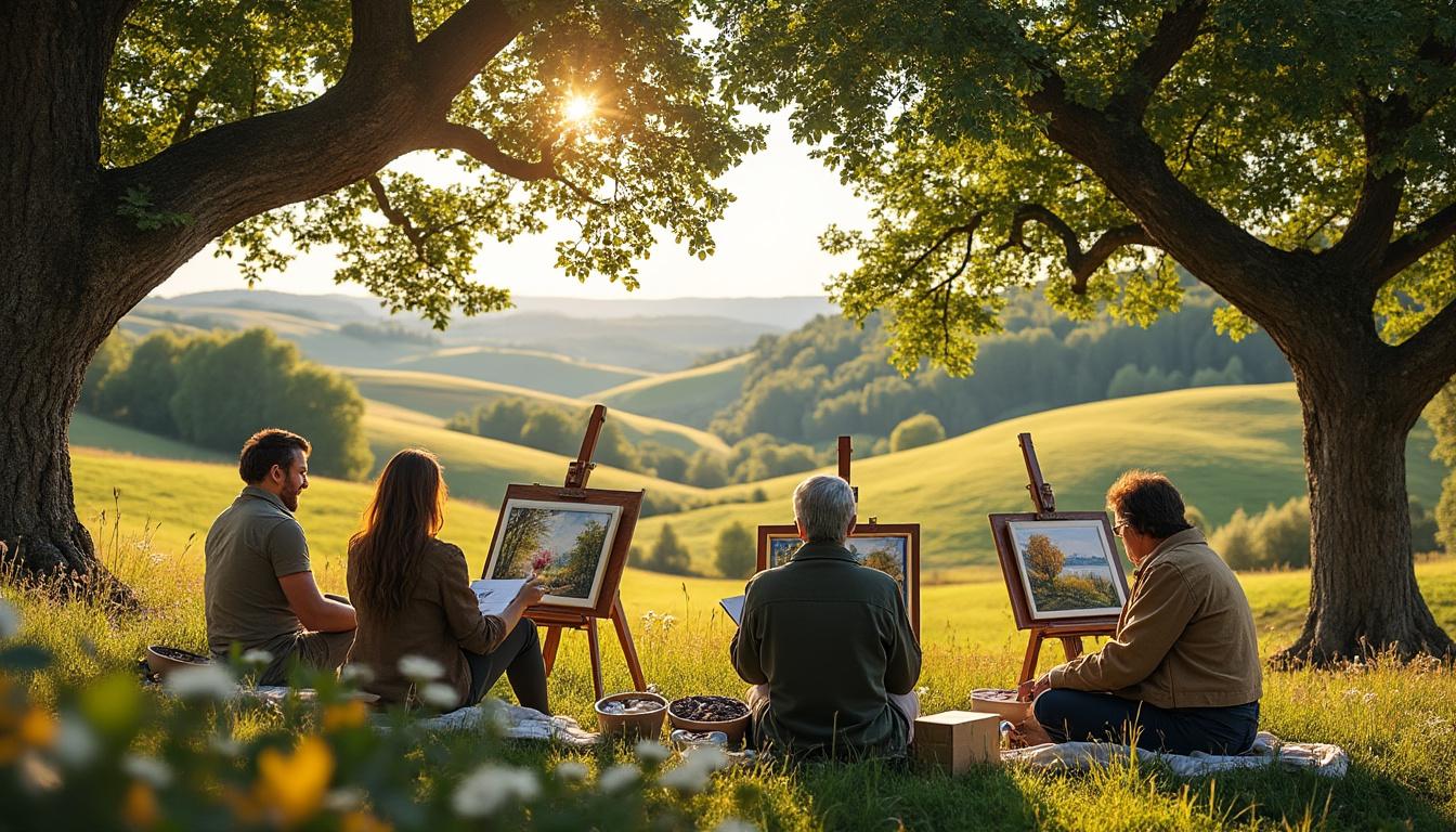 participez à notre atelier artistique à beaumont-de-lomagne et apprenez à capturer la beauté authentique de la nature à travers diverses techniques créatives.