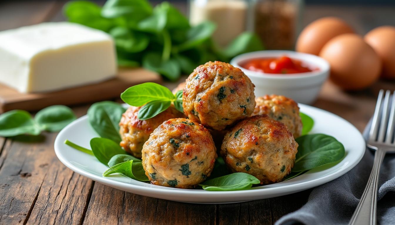 découvrez la recette express de boulettes ricotta-épinards en 5 ingrédients, prêtes en 25 minutes, pour une alternative savoureuse et rapide aux raviolis.