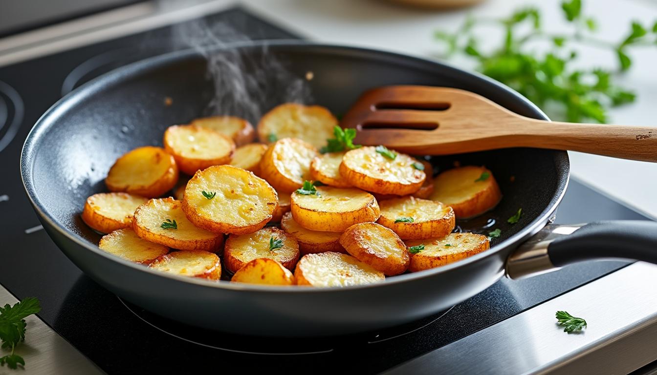 découvrez nos astuces simples et efficaces pour éviter que les pommes de terre collent à la poêle et réussir une cuisson parfaite à chaque fois.