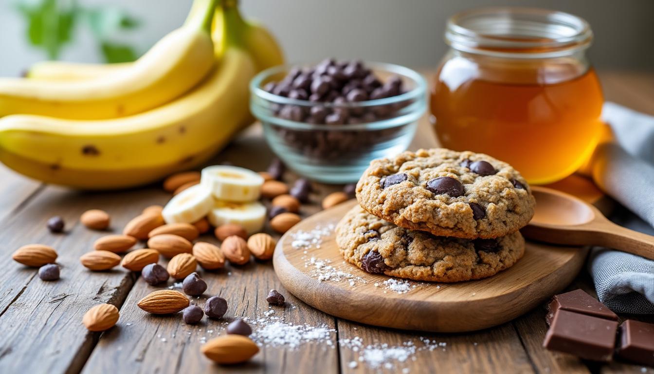 découvrez notre recette facile de cookies sans farine avec seulement 4 ingrédients magiques pour un goût surprenant et délicieux. parfait pour des gourmandises saines et rapides !