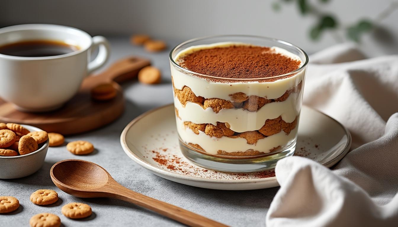 savourez un délicieux tiramisu aux palets bretons avec la recette rapide et gourmande de laure, parfaite pour un dessert express ce week-end.
