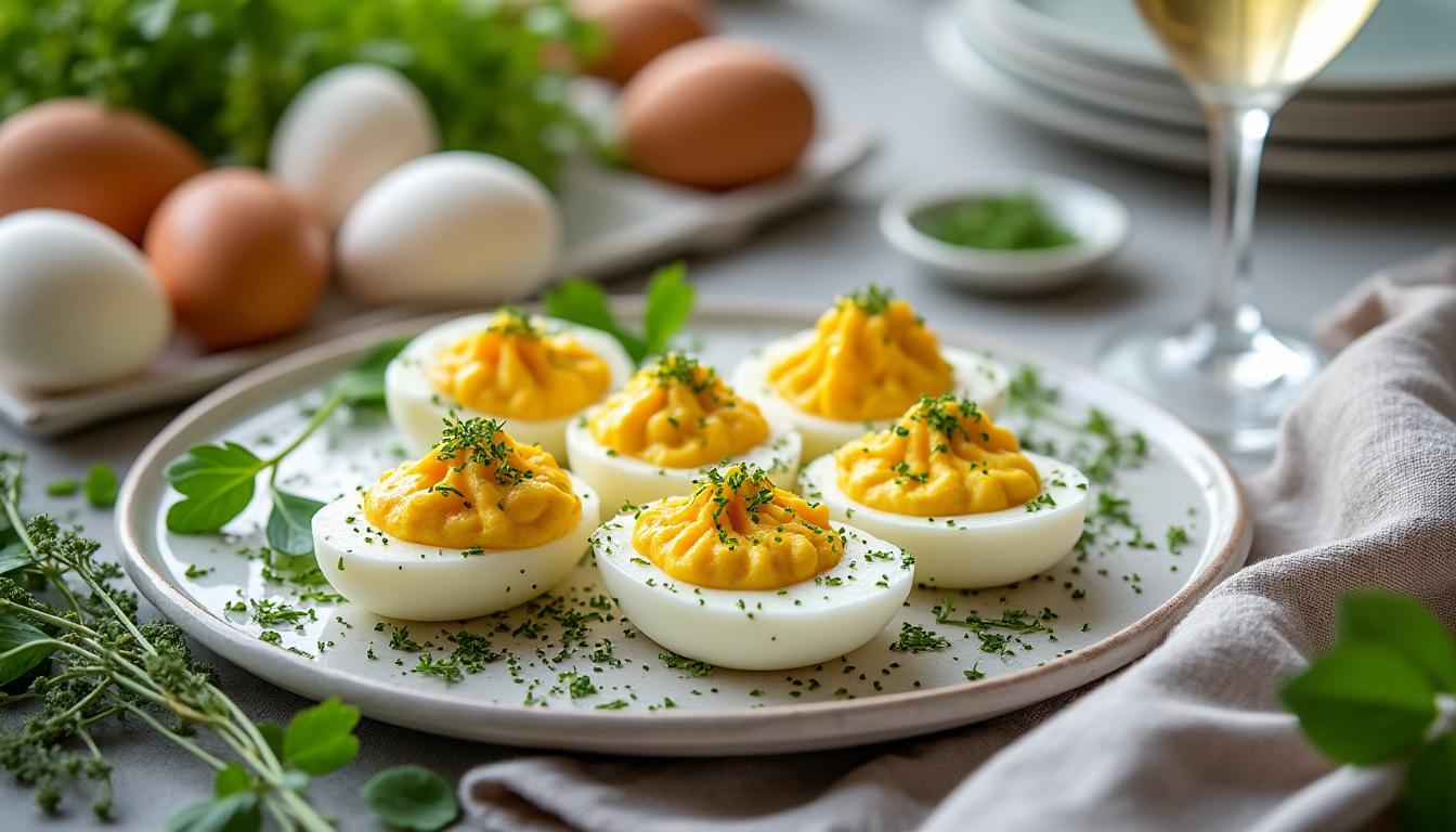 découvrez pourquoi la recette d'œufs mimosa de laurent mariotte charme tant les français à pâques, alliant tradition et saveurs authentiques pour un moment convivial.